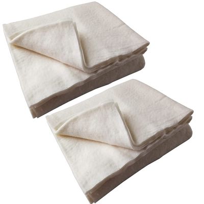 Craft Quilt Batting for Quilting,2PCS 36"X45" Natural Cotton Quilting Batting Fabric for Sewing