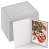Golden State Art, Pack of 100, 5x7 Photo Folders, Cardboard Picture Frame, Paper Frame Cards, Greetings/Invitation Special Events: Graduation, Christmas, Wedding (Grey) view 1