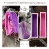 2 PCS Silicone soap molds Making Kit soap loaf bar Making molds (44oz Purple Pink Silicone) for Adults - Stainless Steel Wavy & Straight Slicer - 50 Shrink Bags and Labels view 4