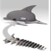 EUGY 3D Dolphin Model Craft Kit view 4