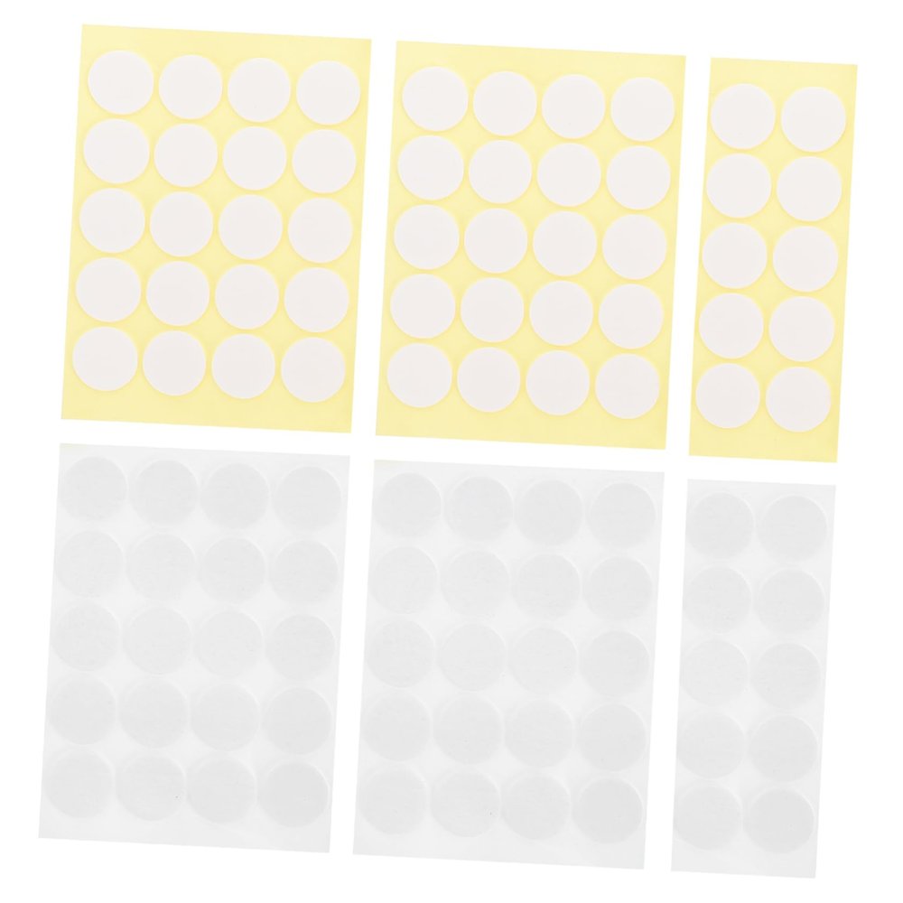 EXCEART 100pcs Candle Wick Stickers for Candle Making Double-Sided Foam Adhesive Tabs Yellow White Easy Installation Versatile Application
