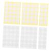 EXCEART 100pcs Candle Wick Stickers for Candle Making Double-Sided Foam Adhesive Tabs Yellow White Easy Installation Versatile Application view 1