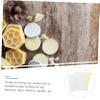 EXCEART 100pcs Candle Wick Stickers for Candle Making Double-Sided Foam Adhesive Tabs Yellow White Easy Installation Versatile Application view 4