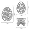 Metal Butterfly & Rabbit Embossing Stencil Cutting Dies - Easter Eggs & Decor for Card Making & Scrapbooking Paper Craft view 3