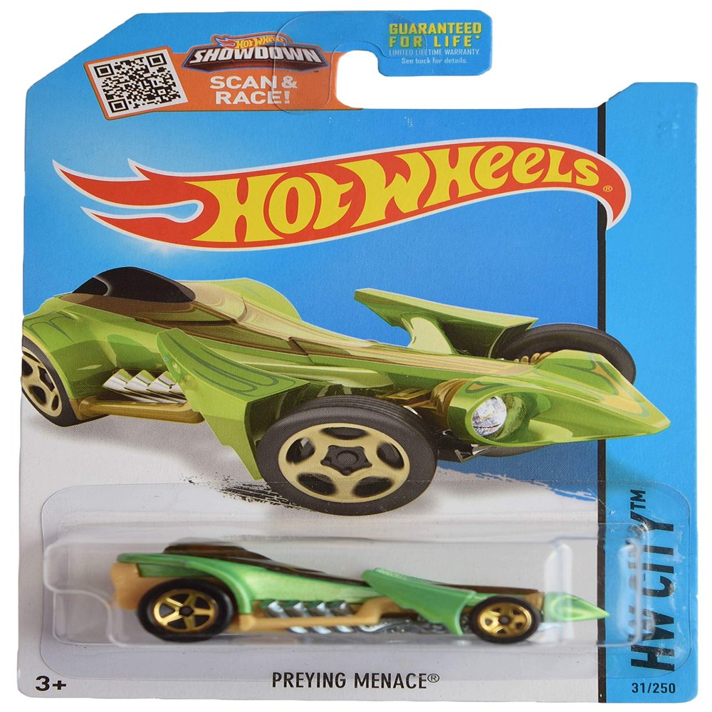 DieCast Hotwheels Preying Menace, City 31/250 [Green]