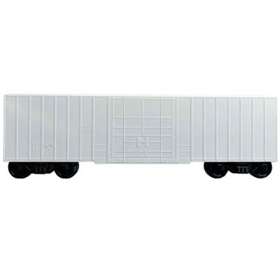 Evolve Blank Boxcar (Halves) DIY Train (White)