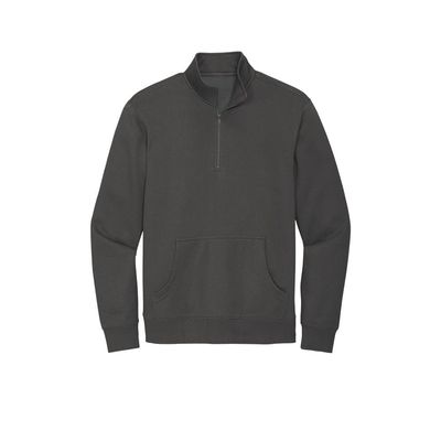 District V.I.T.Fleece 1/4-Zip DT6106, Charcoal, Small