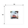 Golden State Art, Pack of 15, Acid-Free 8x8 White Pre-Cut Picture Mats for 4x4 Photos with White Core Bevel Cut Frame Mattes view 2
