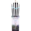 Princeton Aspen 6500 Series 5pc Professional Paint Brushes for Acrylic Painting - Synthetic Oil, Gouache, and Acrylic Paint Brushes Set - Filbert Striper Flat & Round Set of Art Brush view 1