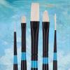 Princeton Aspen 6500 Series 5pc Professional Paint Brushes for Acrylic Painting - Synthetic Oil, Gouache, and Acrylic Paint Brushes Set - Filbert Striper Flat & Round Set of Art Brush view 4