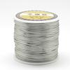 Pandahall 38 Yards Nylon Satin Rattail Cord String 2.5mm Chinese Knot Trim Cord Thread for Beading Bracelet Necklace Jewelry Making (LightGrey) view 1