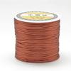 Pandahall 38 Yards Nylon Satin Rattail Cord String 2.5mm Chinese Knot Trim Cord Thread for Beading Bracelet Necklace Jewelry Making (Sienna) view 1