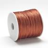 Pandahall 38 Yards Nylon Satin Rattail Cord String 2.5mm Chinese Knot Trim Cord Thread for Beading Bracelet Necklace Jewelry Making (Sienna) view 2