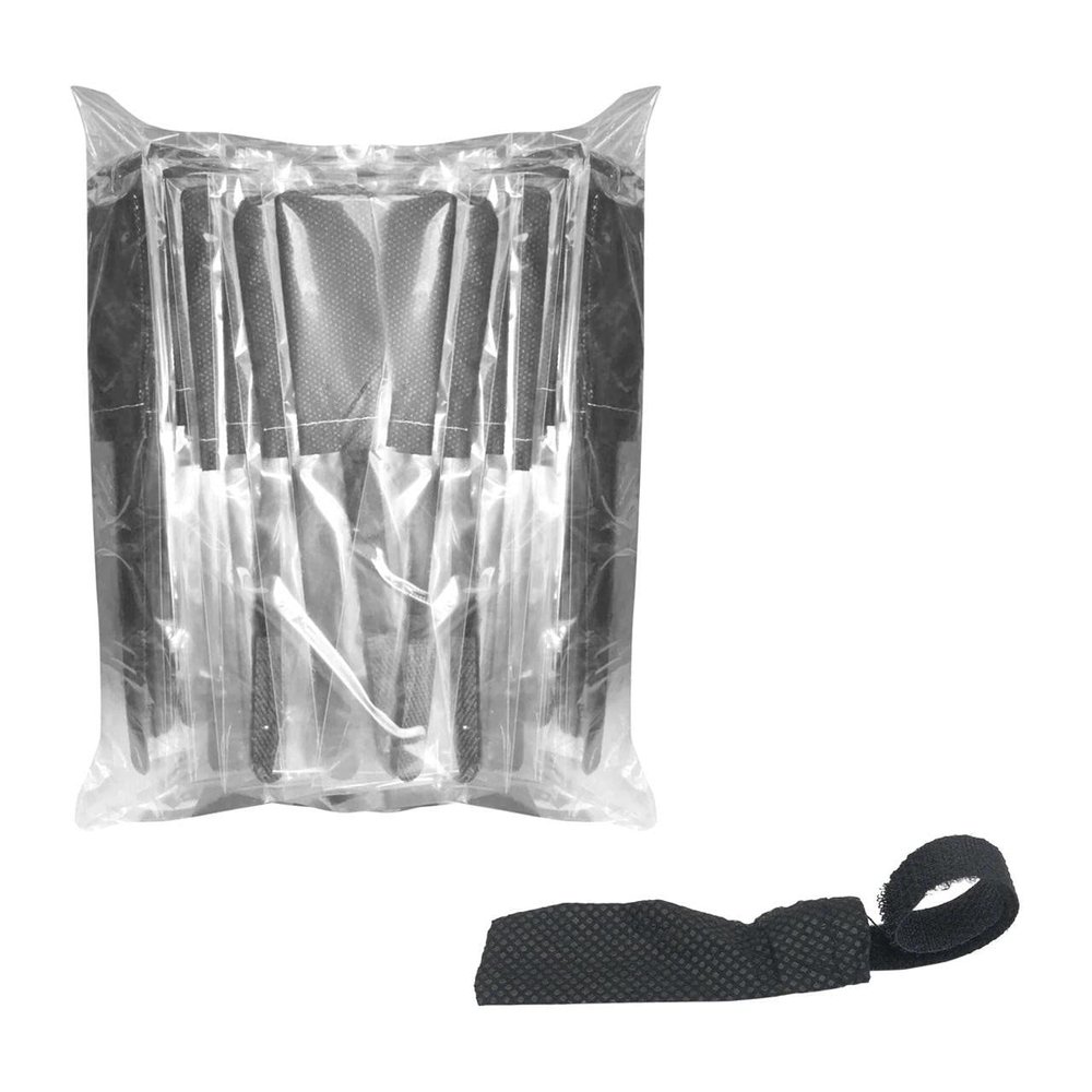 HamiltonBuhl XMICGN-1K Disposable Gooseneck Microphone Covers with Cloth Hook and Eye Strap HygenX Sanitary - 1;000 Covers