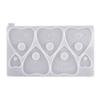 chengzui DIY Resin Mold Creative Gothic Witchcraft Board Heart Pendant Keychain Resin Mold Handmade Ouijas Planchette with Hole Silicone Art Crafts Making Tools view 1