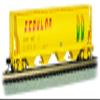 Bachmann Trains - Canadian 4-Bay Cylindrical Grain Hopper CAR - SCOULAR #1687 - N Scale view 1