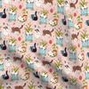 Spoonflower Fabric - Home Cats Cute Cat Kitten Decor Hand Drawn Printed on Organic Cotton Sateen Fabric Fat Quarter - Sewing Quilting Apparel Home Decor view 1