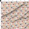 Spoonflower Fabric - Home Cats Cute Cat Kitten Decor Hand Drawn Printed on Organic Cotton Sateen Fabric Fat Quarter - Sewing Quilting Apparel Home Decor view 2