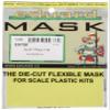EDUEX758 1/48 T-Face Su-57 Double-Sided Paint Mask Sticker (For Zubezda) Plastic Model Masking Sticker EDUEX758 view 1