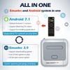 Kinhank Retro Game Console,Super Console X PRO Emulator Console with 37000+ Video Games,Video Game Console with 60+ Emulator,Game Consoles for 4K HD Output,5 Players,LAN/WiFi,Best Gifts for Men view 3