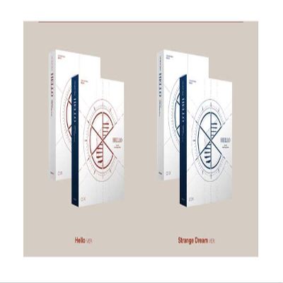 CIX Hello Chapter Hello, Strange Dream 4th EP Album Random Version CD+1p Folding Poster+84p PhotoBook+1p Individual+1p Frame+1p Sticker+etc+5p Polaroid+Tracking