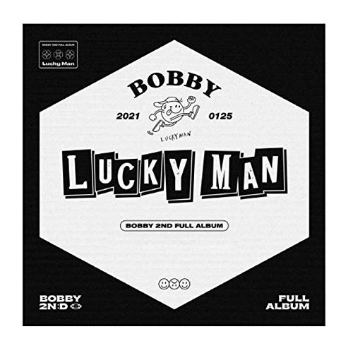 iKON Bobby Lucky Man 2nd Full Album A Version CD+Folding Poster On Pack+80p PhotoBook+32p DIY Book+4p Sticker+1p PhotoCard+Magnetic Coupon+4p Post+Lenticular+Message Card Set+Tracking