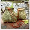 Ding&ng Stage Fish Basket Products, Crafts, Bamboo Sieve, Bamboo Woven Pipe, Kitchen Bamboo Basket, Bamboo Storage Basket-Medium -15cm view 1