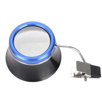 Portable Jewelers Magnifying Loupe, 10X Watchmaker Jewelry Watch Repair Eye Magnifier for Machinists Electronics Repair Soldering Micro-Parts Precision Machining(10 Times)