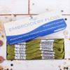 12 Skeins ThreadArt Premium Egyptian Long Fiber Cotton Embroidery Floss | Avocado | 6 Strand Divisible Thread 8.75yds Each for Hand Embroidery, Friendship Bracelets, Cross Stitch and Crafts view 2