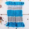 12 Skeins ThreadArt Premium Egyptian Long Fiber Cotton Embroidery Floss | Aqua| 6 Strand Divisible Thread 8.75yds Each for Hand Embroidery, Friendship Bracelets, Cross Stitch and Crafts view 1