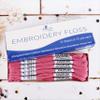 12 Skeins ThreadArt Premium Egyptian Long Fiber Cotton Embroidery Floss | Dusty Rose | 6 Strand Divisible Thread 8.75yds Each for Hand Embroidery, Friendship Bracelets, Cross Stitch and Crafts view 2