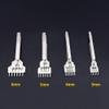 1pcs 6mm 4 Prong DIY Leather Hole Punch Leather Punch Set Diamond Sewing Awl Thread Needles Leather Stitching Kit Tools for Speedy Stitcher Tiger Thread view 2