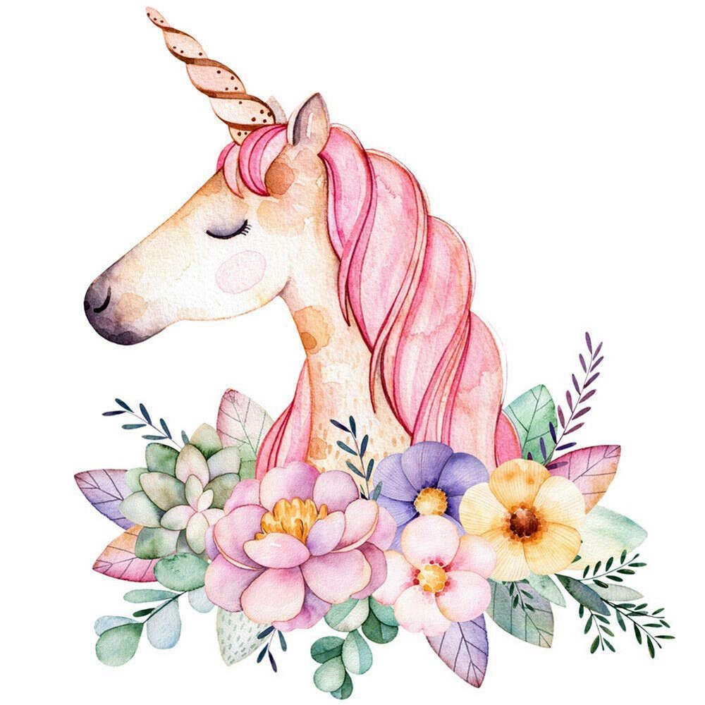 Magik DIY 5D Diamond Painting Unicorn Embroidery Art Decor Cross Stitch Kits Gifts (JG20826, 10.24''x10.24'')