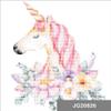 Magik DIY 5D Diamond Painting Unicorn Embroidery Art Decor Cross Stitch Kits Gifts (JG20826, 10.24''x10.24'') view 2