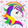 Magik DIY 5D Diamond Painting Unicorn Embroidery Art Decor Cross Stitch Kits Gifts (JG21435, 10.24''x10.24'') view 1
