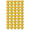 Marketing Holders 50 Pack Acrylic Mirror 5" Yellow Heart .118" Thick No Adhesive Reflective Pieces Perfect for DIY Arts and Crafts School Projects Home or Office Decor Special Events view 1