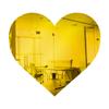 Marketing Holders 50 Pack Acrylic Mirror 5" Yellow Heart .118" Thick No Adhesive Reflective Pieces Perfect for DIY Arts and Crafts School Projects Home or Office Decor Special Events view 4