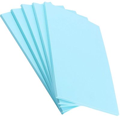 ZOENHOU 5 PCS 8.3 x 11.8 Inch Blue Large Rubber Stamp Carving Blocks, Rectangle Creative Speedy Carve Block Engraving Crafts