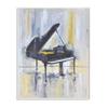 Stupell Industries Distressed Grand Piano Instrument Blue Gold view 1