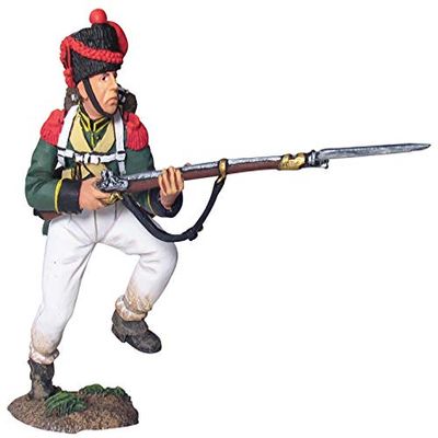 W. Britains Napoleonic British 17605 Nassau 2nd Regiment Carabiners Charging #1 1:30 Scale Metal