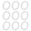 EXCEART 9pcs Round Silicone Bracelet Casting Mold Jewelry Bangle Mold for Handmade Crafts Washable Reusable for Special Occasions and Making view 1