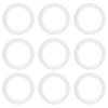 EXCEART 9pcs Round Silicone Bracelet Casting Mold Jewelry Bangle Mold for Handmade Crafts Washable Reusable for Special Occasions and Making view 2