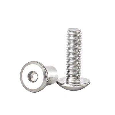 Aopin Scrapbook Photo Albums Screw Post Fit for 5/16"(8mm) Hole Dia, Male M6x20mm Belt Buckle Binding Bolts for Binding Leather Saddles Purses Belt Repair Stainless Steel, Silver, 10 Sets