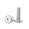 Aopin Scrapbook Photo Albums Screw Post Fit for 5/16"(8mm) Hole Dia, Male M6x20mm Belt Buckle Binding Bolts for Binding Leather Saddles Purses Belt Repair Stainless Steel, Silver, 10 Sets view 1