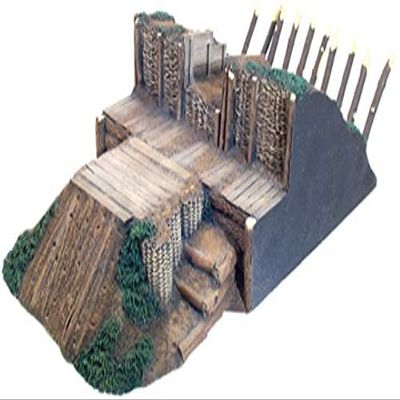 W. Britain Toy Soldier 51011 Redoubt Section Artillery Emplacement 1:30 Scale Mixed Media Diorama