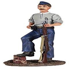W. Britain's Jack Tars & Leathernecks 50053C British Royal Light Marine 1900 1:30 Scale Pewter