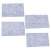 Silicone Die 4pcs Flower Mold DIY Mold for Clay Create Beautiful Flowers view 1
