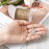 Cheriswelry 85 Yards 1mm Beading String Waxed Cords Korean Polyester Waxed Cord Threads Knotting Braiding Crafting Cord Ropes (Tan) for DIY Bracelet Macrame Necklace Jewelry Making view 4