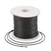 Cheriswelry 85 Yards 1mm Black Korean Waxed Polyester Cord Beading String Threads Knotting Braiding Round Cord Ropes Crafting Cord Wire for DIY Bracelet Macrame Necklace Jewelry Making view 2