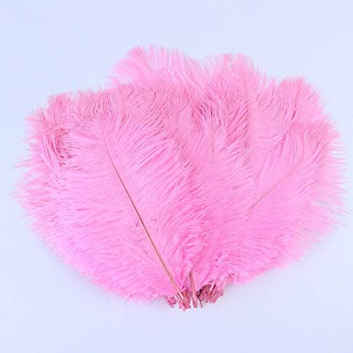 20-25cm Fancy Ostrich Feathers Natural DIY Jewelry Accessory Wedding Party Decoration Plume for Crafts 10/50/100Pcs